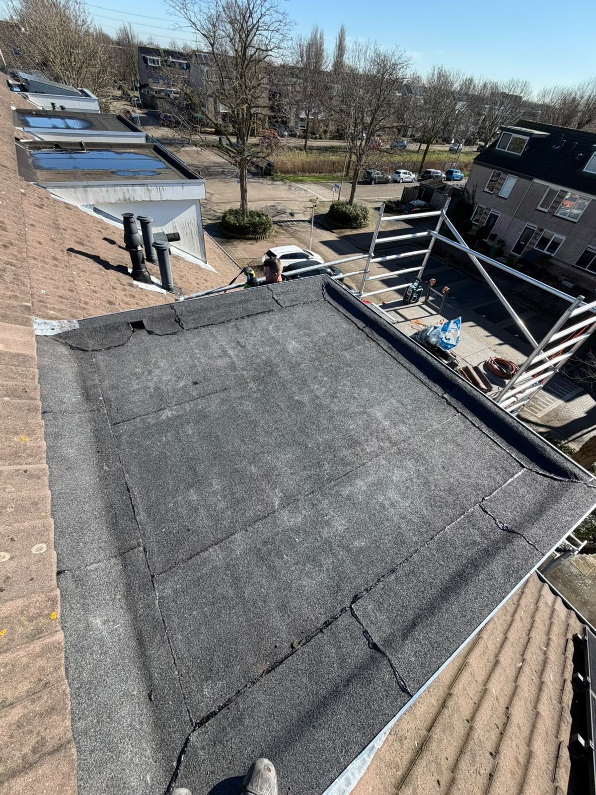 Dak werkzaamheden, werkfoto 5